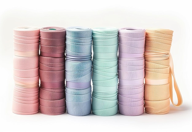 kolorowe nici w szpulkach